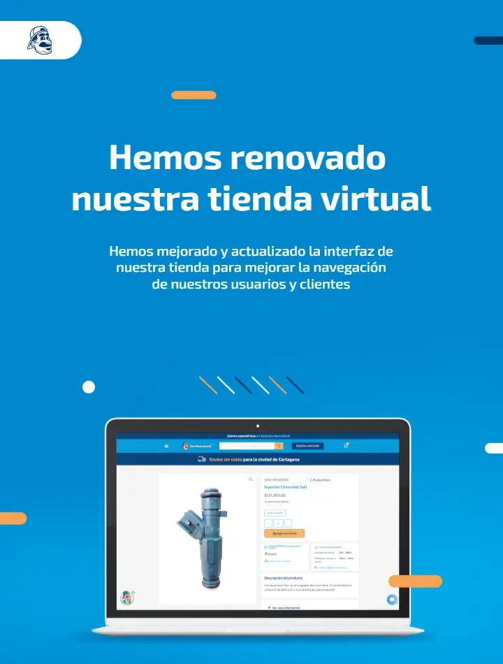 nueva tienda interfaz