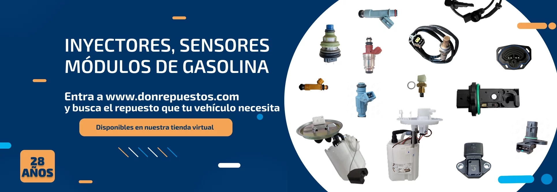 modulos inyectores sensores banner